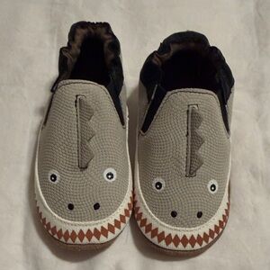 Robeez Gray Dinosaur for Kids 18-24 months